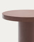 Tavolo rotondo Aiguablava in cemento terracotta Ø 90 cm