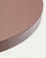 Tavolo rotondo Aiguablava in cemento terracotta Ø 90 cm
