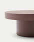 Tavolino da salotto Aiguablava in cemento terracotta Ø 90 cm