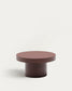 Tavolino da salotto Aiguablava in cemento terracotta Ø 90 cm