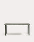 Tavolo da esterno Brai in acciaio zincato verde 180 x 90 cm