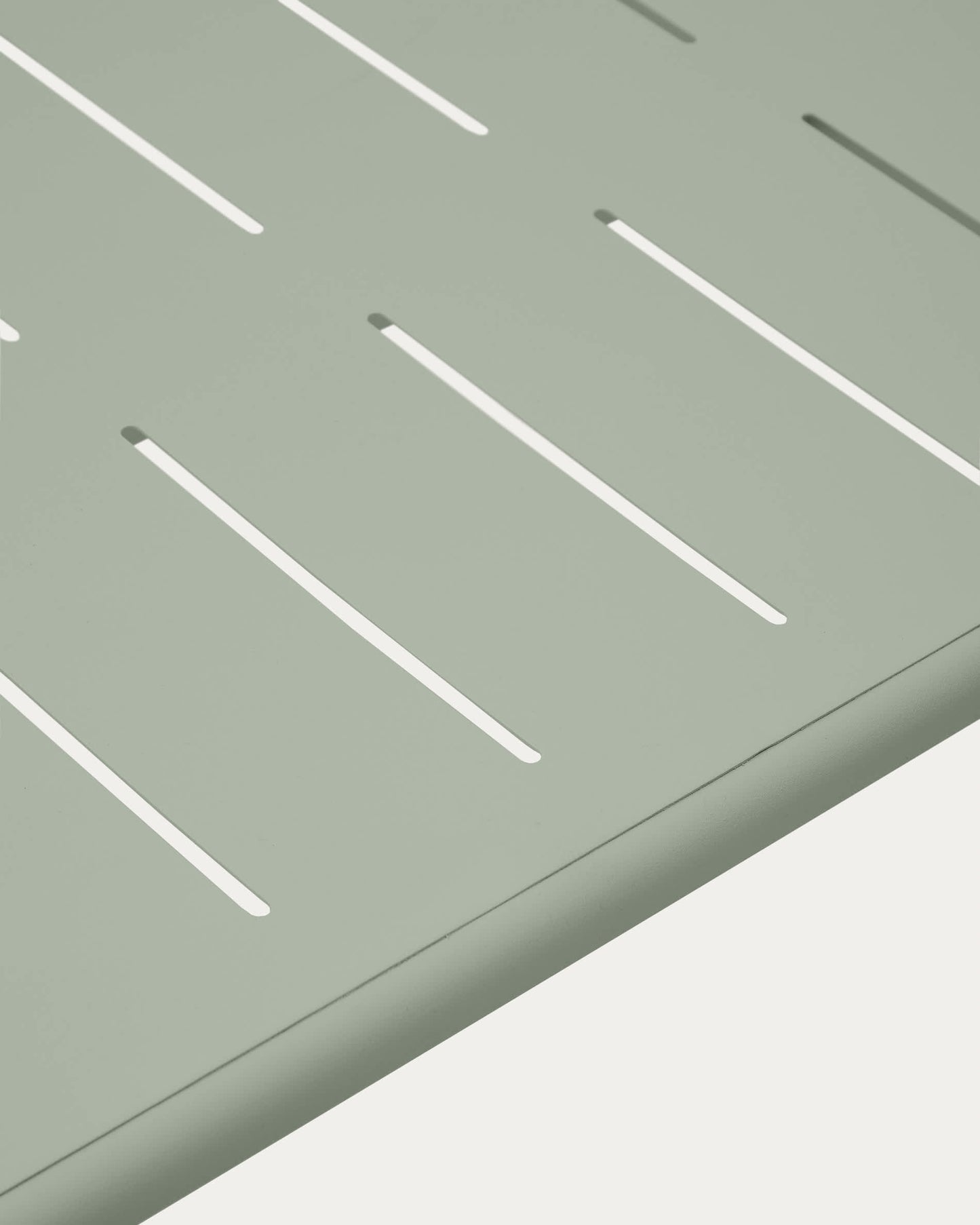 Tavolo da esterno Brai in acciaio zincato turchese 180 x 90 cm