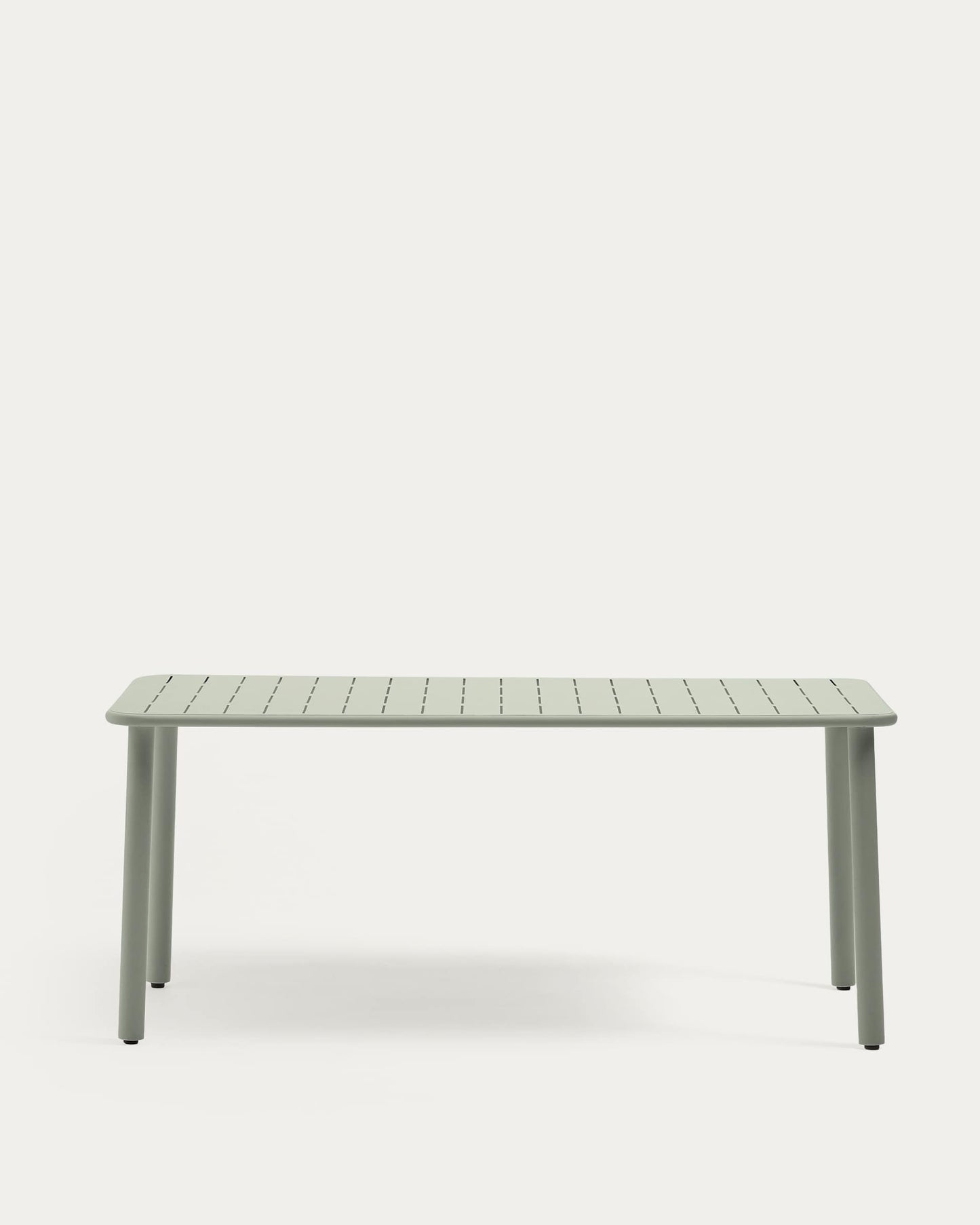 Tavolo da esterno Brai in acciaio zincato turchese 180 x 90 cm