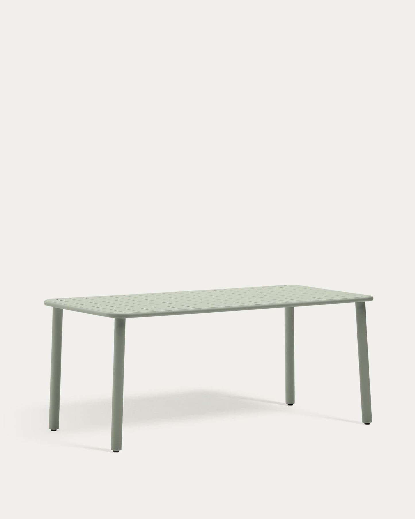 Tavolo da esterno Brai in acciaio zincato turchese 180 x 90 cm