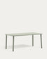 Tavolo da esterno Brai in acciaio zincato turchese 180 x 90 cm