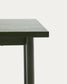 Tavolo da esterno Maurina in acciaio zincato e piastrelle verdi 223 x 101 cm