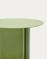 Tavolino d’appoggio in ferro verde Arvin Ø 55 cm