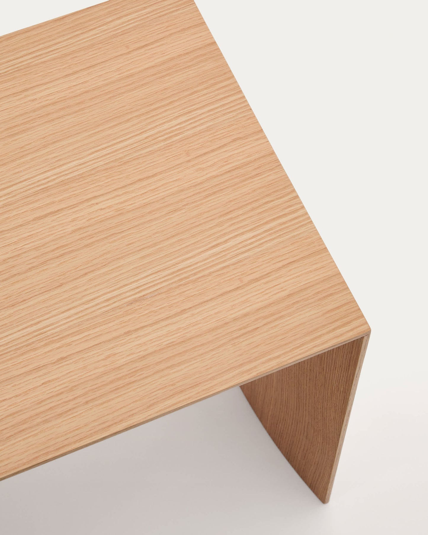 Tavolino salotto Litto impiallacciatura in rovere 90 x 45 cm
