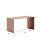 Tavolino salotto Litto impiallacciatura in noce 90 x 45 cm