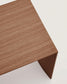 Tavolino salotto Litto impiallacciatura in noce 90 x 45 cm