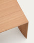 Tavolino d’appoggio Litto con impiallacciatura in rovere 55 x 40 cm