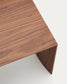 Tavolino Litto impiallacciatura in noce 55 x 40 cm