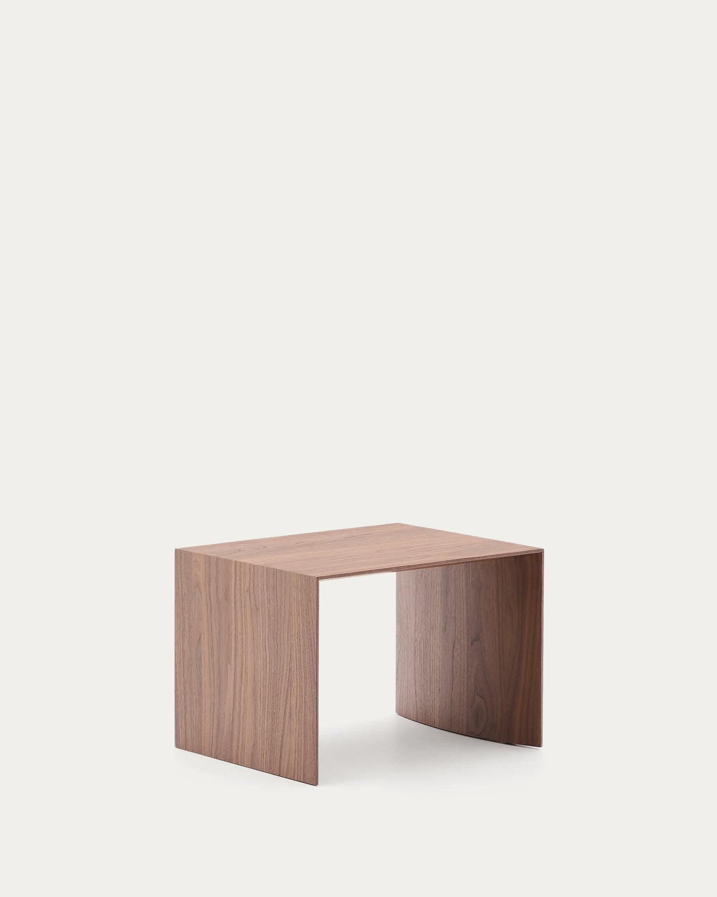 Tavolino Litto impiallacciatura in noce 55 x 40 cm