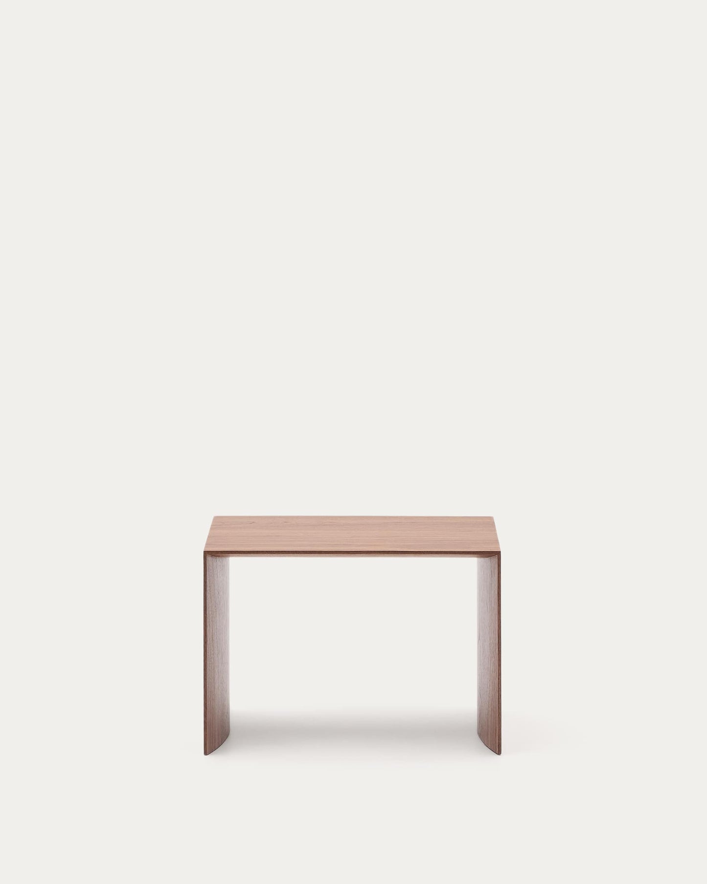 Tavolino Litto impiallacciatura in noce 55 x 40 cm
