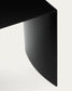 Tavolo d’appoggio Litto MDF laccato nero 55 x 40 cm