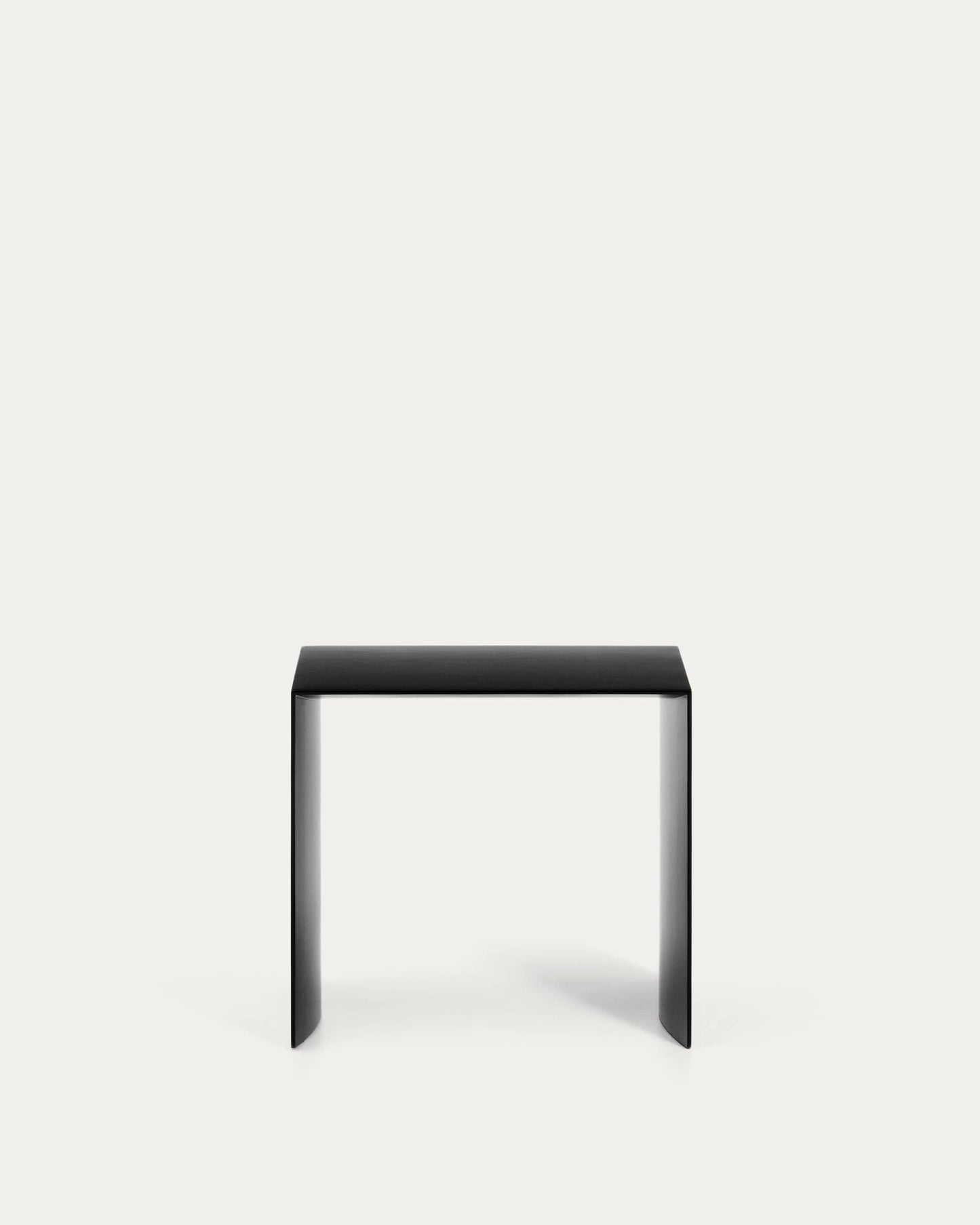 Tavolo d’appoggio Litto MDF laccato nero 55 x 40 cm