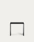 Tavolo d’appoggio Litto MDF laccato nero 55 x 40 cm