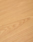 Tavolo Indara in impiallacciato di frassino e legno massello di hevea con finitura naturale 160 x 90 cm