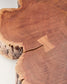 Tavolino da salotto Tavine in legno massiccio di acacia sbiancato con rotelle Ø 85 cm