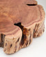 Tavolino da salotto Tavine in legno massiccio di acacia sbiancato con rotelle Ø 85 cm