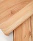 Set di 2 tavolini da appoggio a nido Lomiri in legno massiccio di acacia con finitura sbiancata 50x42 cm / 34x42 cm