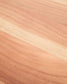 Tavolo Uxue in legno massiccio di acacia e gambe in acciaio nero