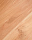 Tavolino Uxue in legno massiccio di acacia e gambe in acciaio nero 130 x 64 cm