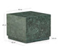 Tavolino da appoggio Sorein in marmo verde 50 x 50 cm