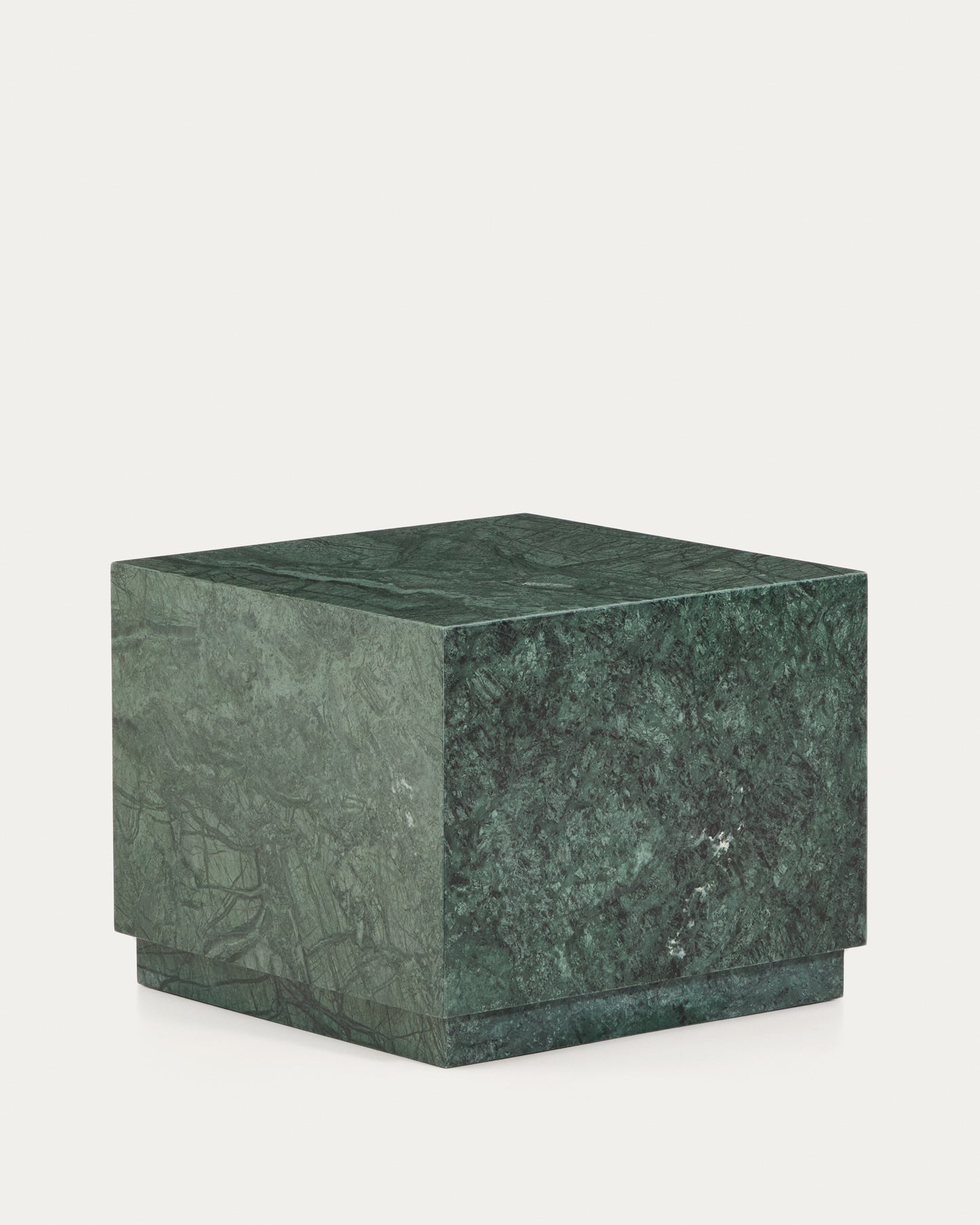 Tavolino da appoggio Sorein in marmo verde 50 x 50 cm