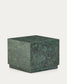 Tavolino da appoggio Sorein in marmo verde 50 x 50 cm