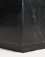 Tavolino da appoggio Sorein in marmo nero 50 x 50 cm