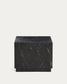 Tavolino da appoggio Sorein in marmo nero 50 x 50 cm