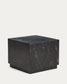 Tavolino da appoggio Sorein in marmo nero 50 x 50 cm