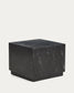 Tavolino da appoggio Sorein in marmo nero 50 x 50 cm