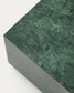 Tavolino da salotto Sorein in marmo verde 100 x 50 cm
