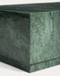 Tavolino da salotto Sorein in marmo verde 100 x 50 cm