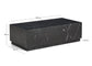 Tavolino da salotto Sorein in marmo nero 100 x 50 cm