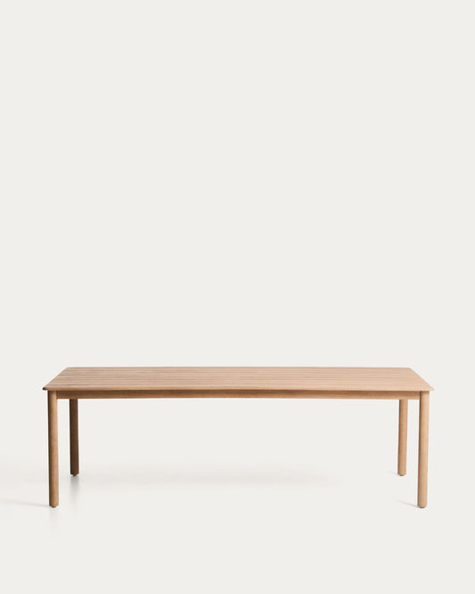 Tavolo Sori in legno massiccio di acacia FSC 100% 240 x 100 cm