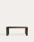 Tavolo allungabile Jondal in legno massello e impiallacciatura di rovere con finitura noce FSC 100% 200 (286) x 100 cm