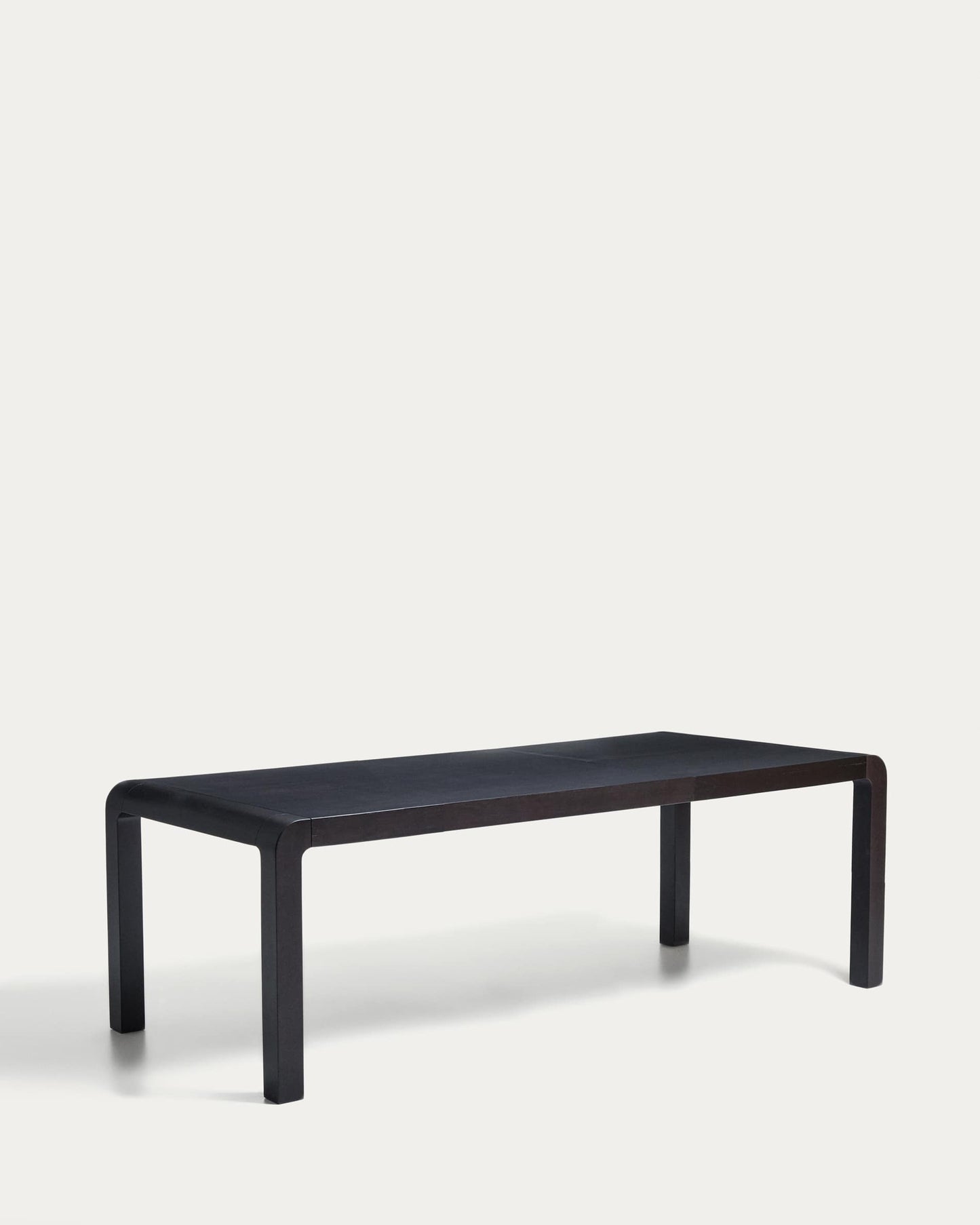 Tavolo allungabile Erisia in legno massello di rovere con finitura ebanizzata 180 (230) x 90 cm FSC 100%