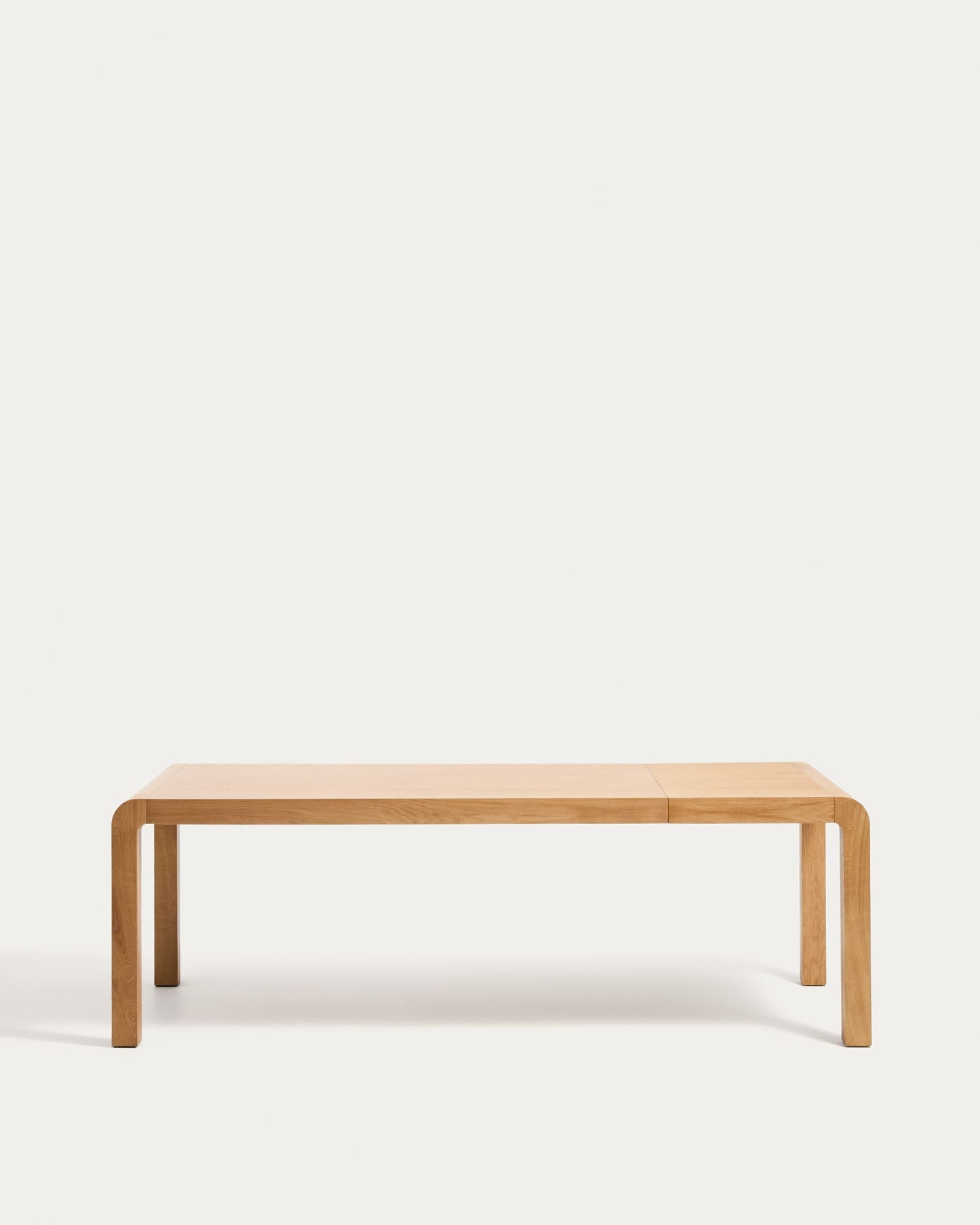 Tavolo allungabile Erisia in legno massello di rovere finitura tonalità naturale 180 (230) x 90 cm FSC 100%