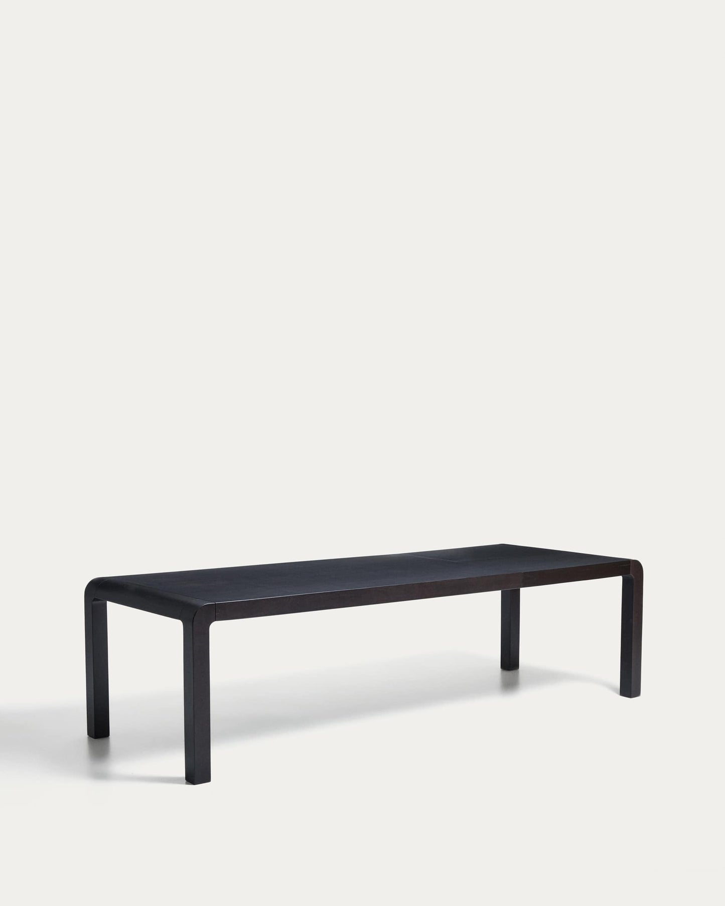 Tavolo allungabile Erisia in legno massello di rovere finitura ebanizzata 200 (280) x 100 cm FSC 100%