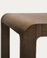 Tavolo allungabile Erisia in legno massello di rovere finitura tonalità noce scuro 200 (280) x 100 cm FSC 100%