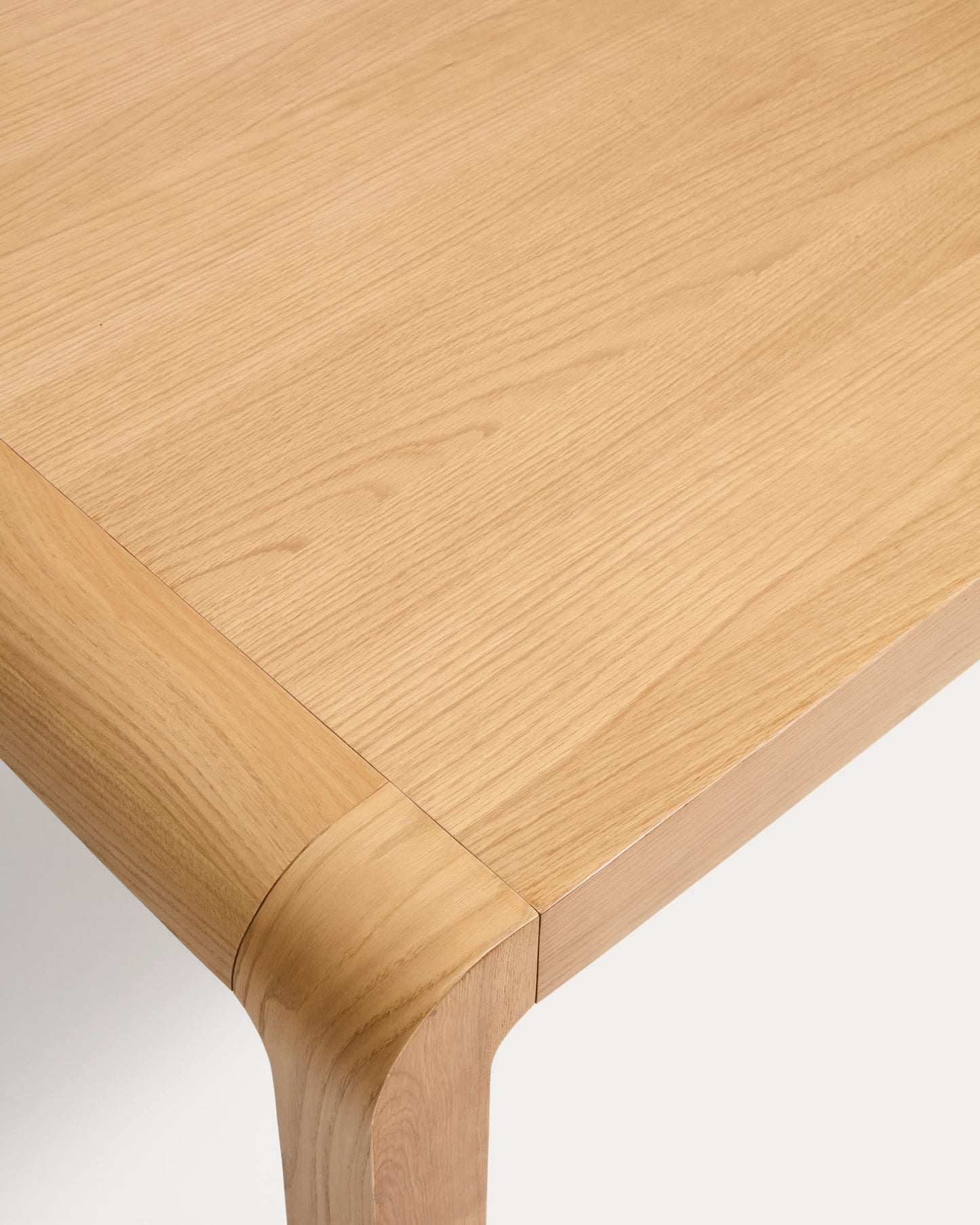 Tavolo allungabile Erisia in legno massello di rovere finitura tonalità naturale 200 (280) x 100 cm FSC 100%