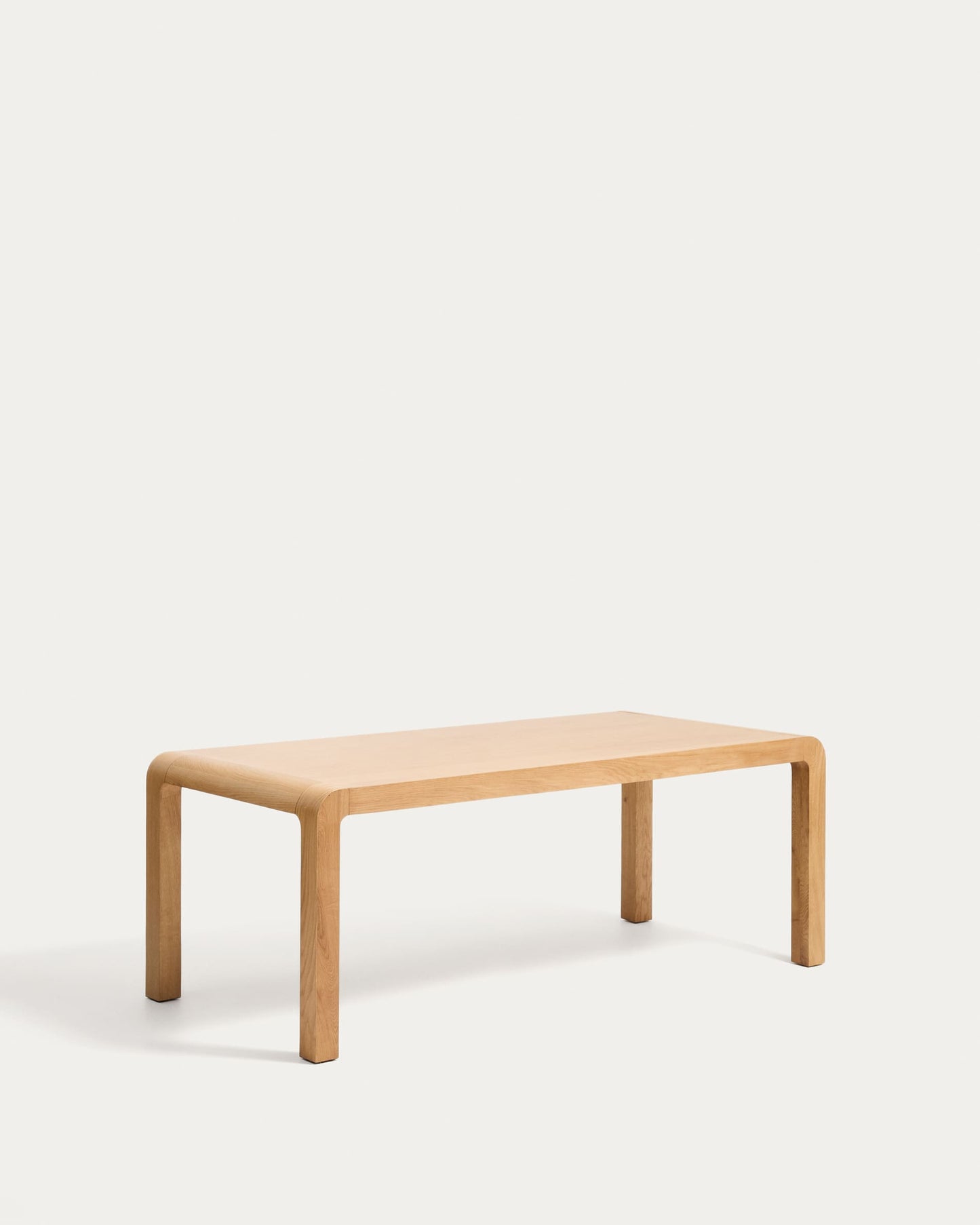 Tavolo allungabile Erisia in legno massello di rovere finitura tonalità naturale 200 (280) x 100 cm FSC 100%