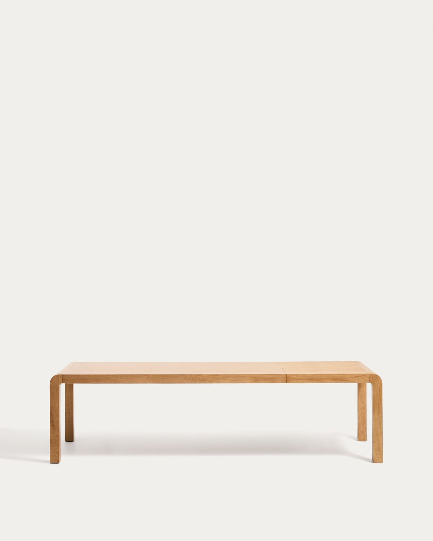 Tavolo allungabile Erisia in legno massello di rovere finitura tonalità naturale 200 (280) x 100 cm FSC 100%