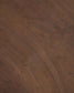 Tavolo rotondo Nahla in legno massiccio di mango con finitura noce Ø 90 cm FSC 100%