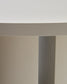 Tavolo rotondo Nealy DM laccato con finitura écru Ø 120 cm
