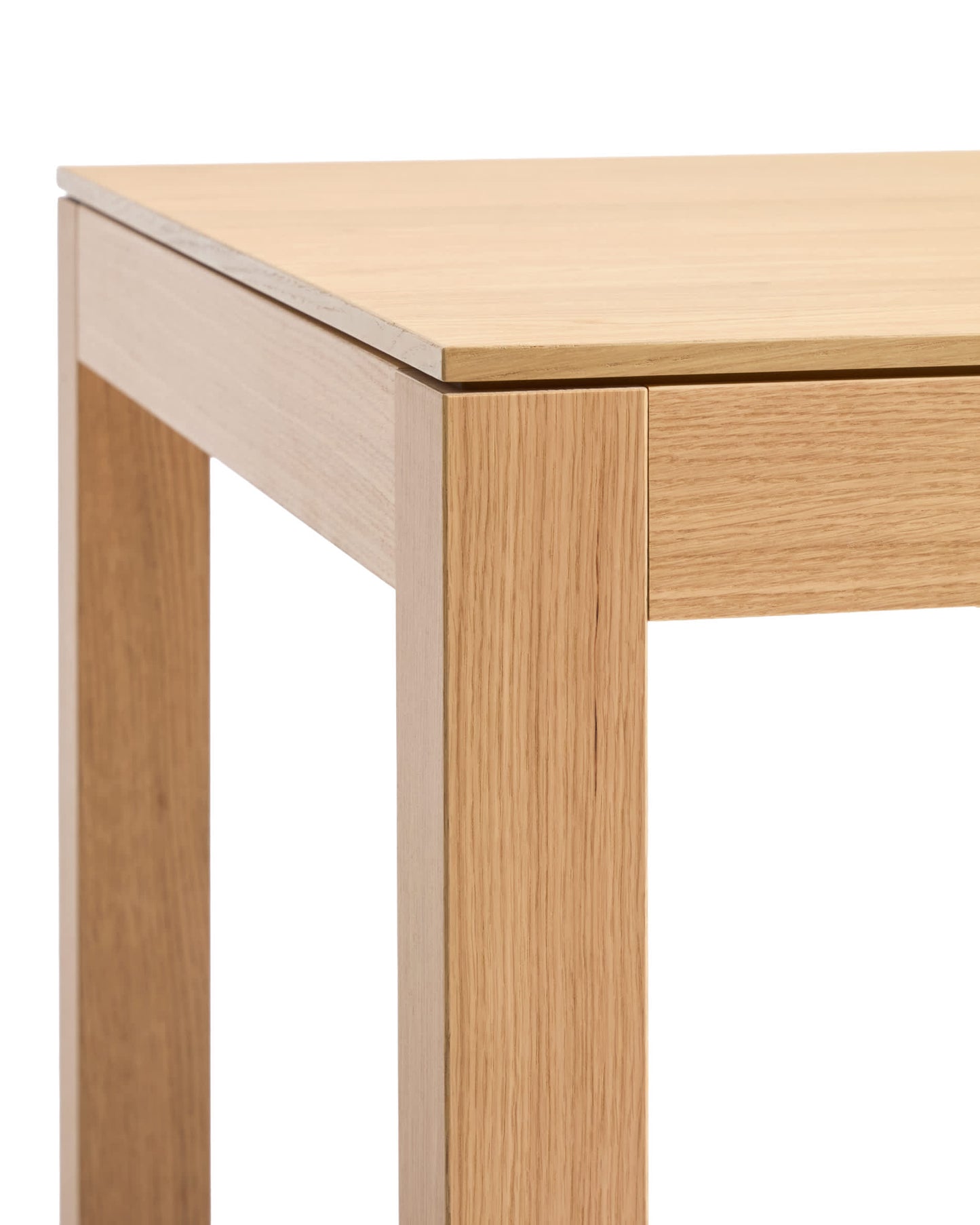 Tavolo allungabile Narevi in impiallacciatura di rovere con finitura naturale 130 (190) x 80 cm