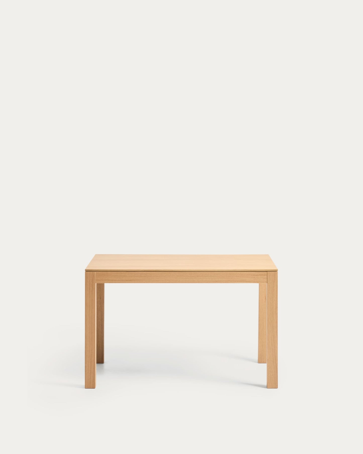 Tavolo allungabile Narevi in impiallacciatura di rovere con finitura naturale 130 (190) x 80 cm